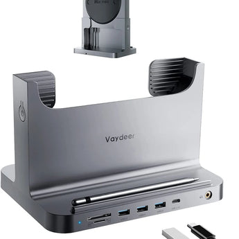 8-in-1 Dock and Stand for Mac Mini